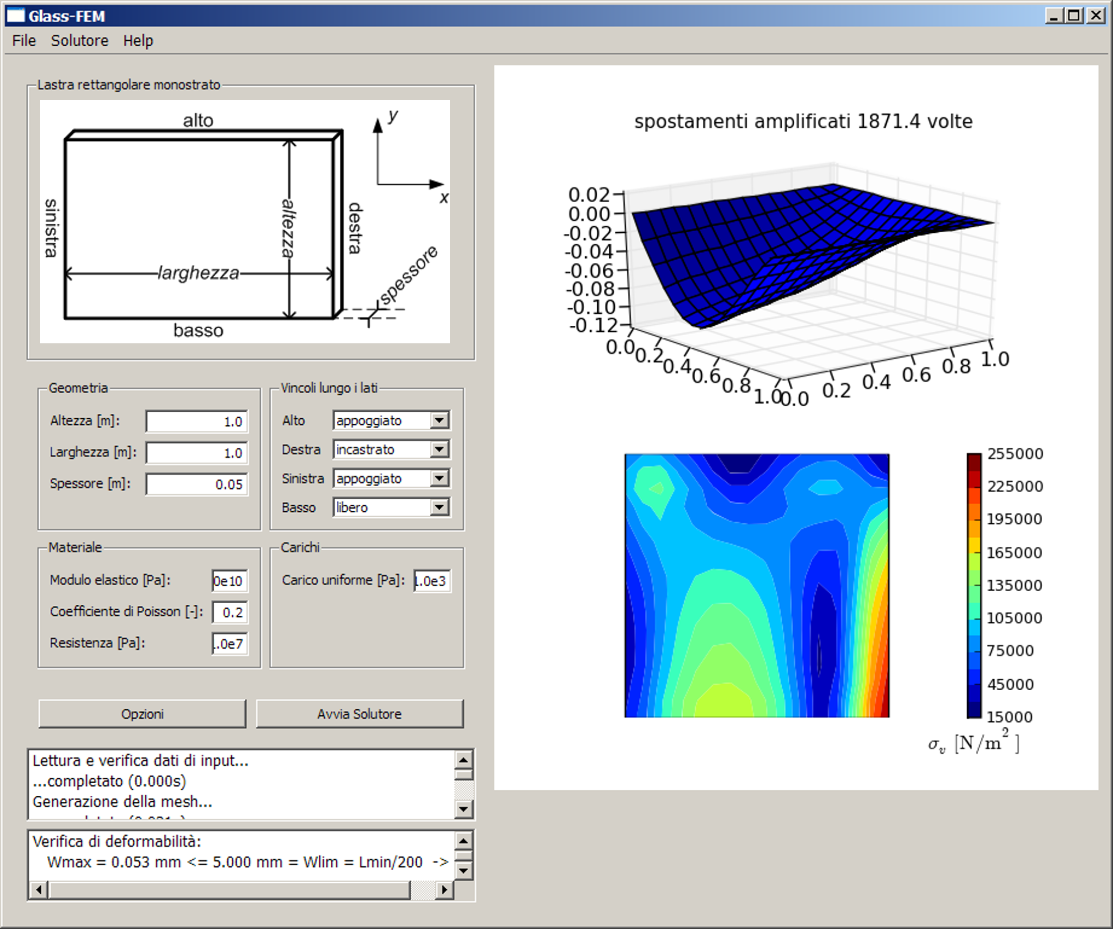 Glass-fem GUI